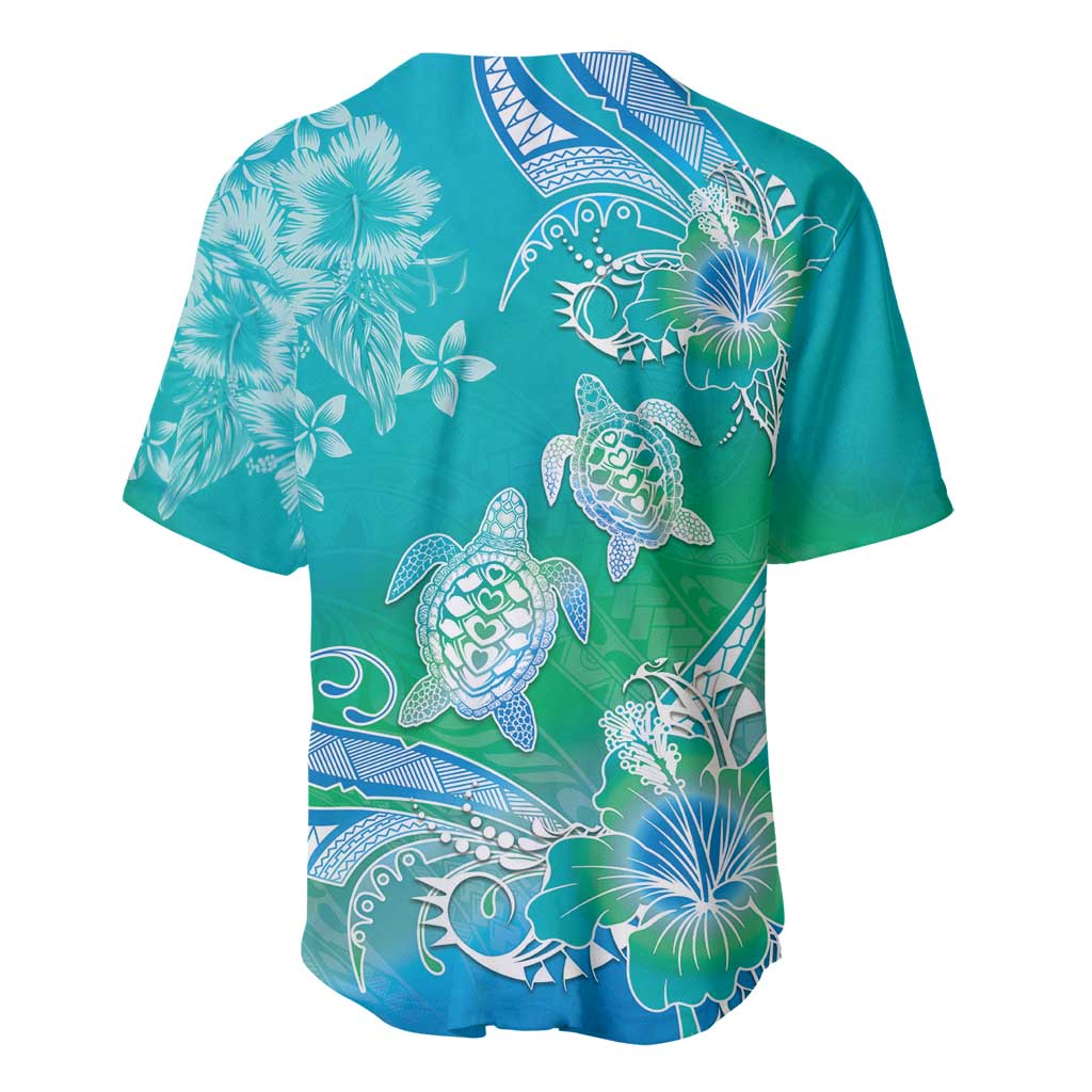 Polynesia Sea Turtle Couple Baseball Jersey I Am Turtley In Love With You LT05 - Polynesian Pride