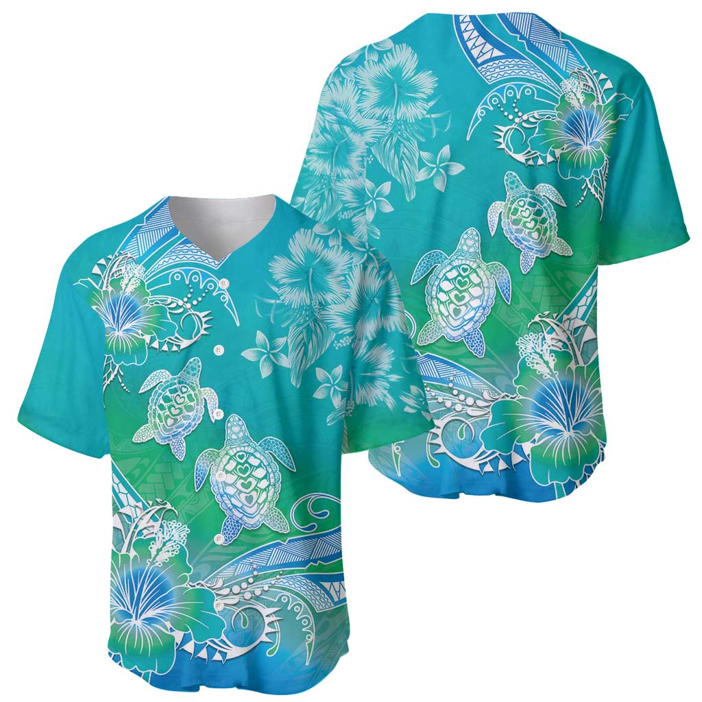 Polynesia Sea Turtle Couple Baseball Jersey I Am Turtley In Love With You LT05 - Polynesian Pride