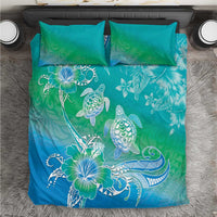 Polynesia Sea Turtle Couple Bedding Set I Am Turtley In Love With You LT05 Turquoise - Polynesian Pride