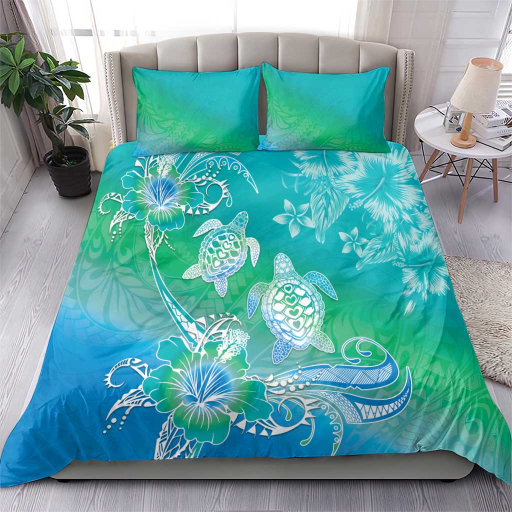 Polynesia Sea Turtle Couple Bedding Set I Am Turtley In Love With You LT05 - Polynesian Pride