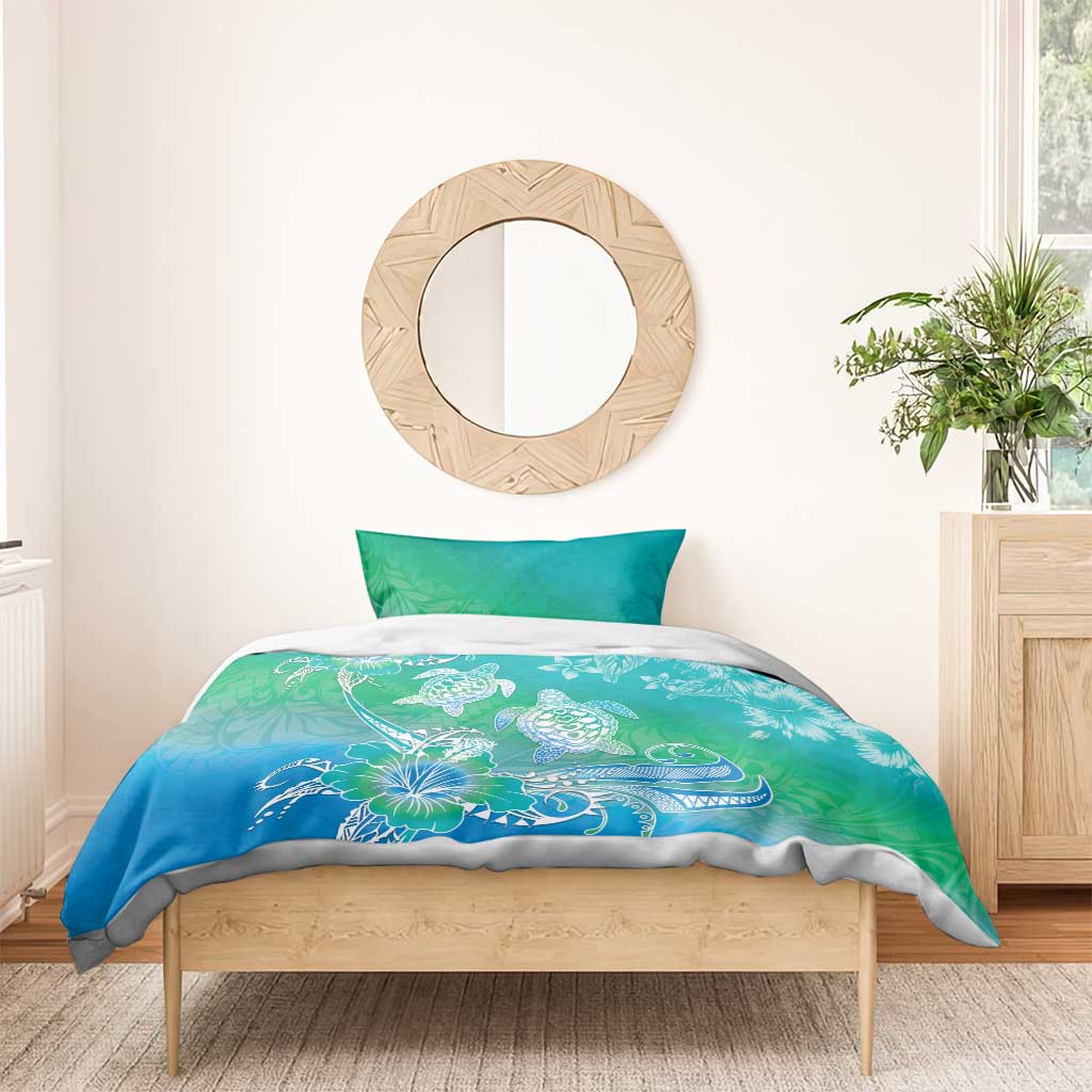 Polynesia Sea Turtle Couple Bedding Set I Am Turtley In Love With You LT05 - Polynesian Pride