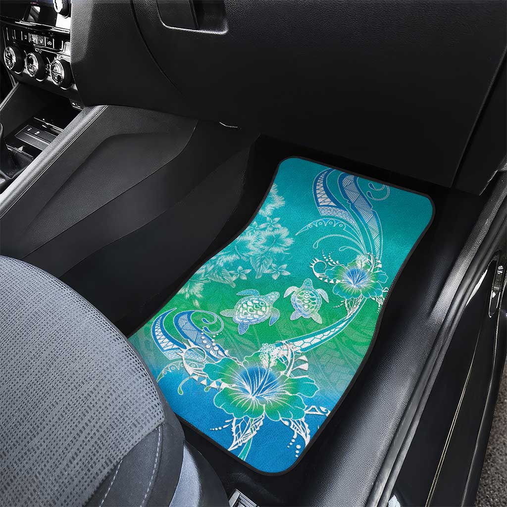 Polynesia Sea Turtle Couple Car Mats I Am Turtley In Love With You LT05 - Polynesian Pride