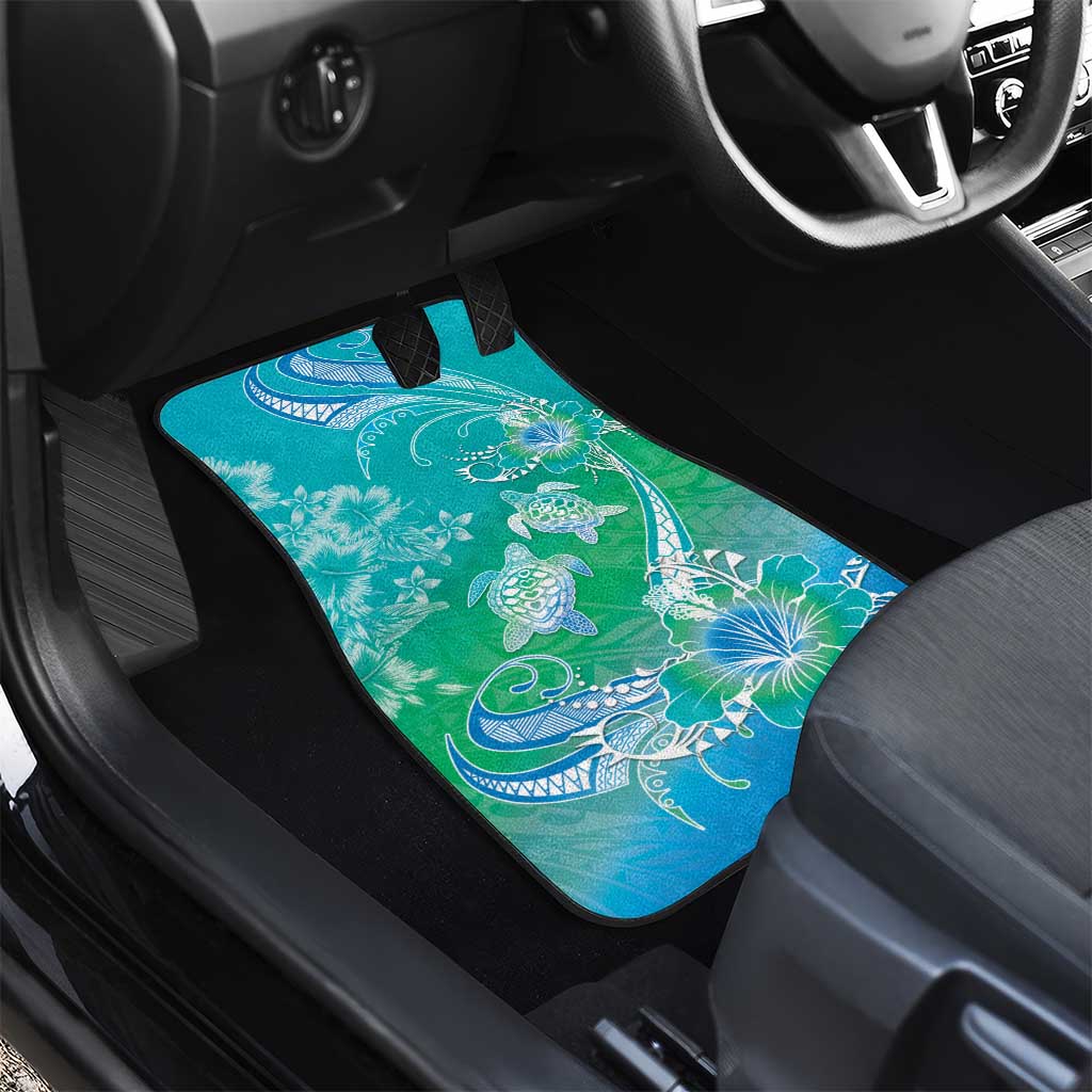 Polynesia Sea Turtle Couple Car Mats I Am Turtley In Love With You LT05 - Polynesian Pride