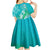 Polynesia Sea Turtle Couple Kid Short Sleeve Dress I Am Turtley In Love With You