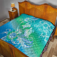 Polynesia Sea Turtle Couple Quilt I Am Turtley In Love With You LT05 - Polynesian Pride