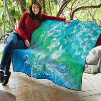 Polynesia Sea Turtle Couple Quilt I Am Turtley In Love With You LT05 - Polynesian Pride