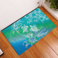 Polynesia Sea Turtle Couple Rubber Doormat I Am Turtley In Love With You LT05 - Polynesian Pride
