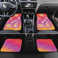 Polynesia Sea Turtle Couple Car Mats One Soul One Love LT05 Set 4pcs Red - Polynesian Pride