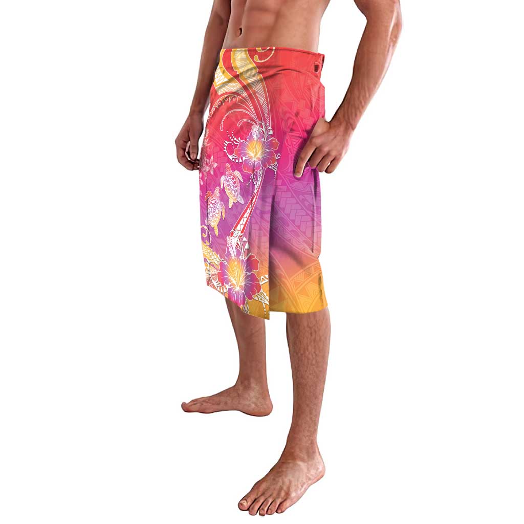 Polynesia Sea Turtle Couple Lavalava One Soul One Love LT05 - Polynesian Pride