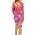 Polynesia Sea Turtle Couple Long Sleeve Bodycon Dress One Soul One Love