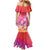 Polynesia Sea Turtle Couple Mermaid Dress One Soul One Love