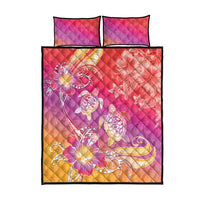 Polynesia Sea Turtle Couple Quilt Bed Set One Soul One Love LT05 - Polynesian Pride