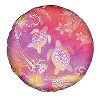 Polynesia Sea Turtle Couple Spare Tire Cover One Soul One Love LT05 - Polynesian Pride