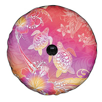 Polynesia Sea Turtle Couple Spare Tire Cover One Soul One Love LT05 - Polynesian Pride