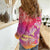 Polynesia Sea Turtle Couple Women Casual Shirt One Soul One Love