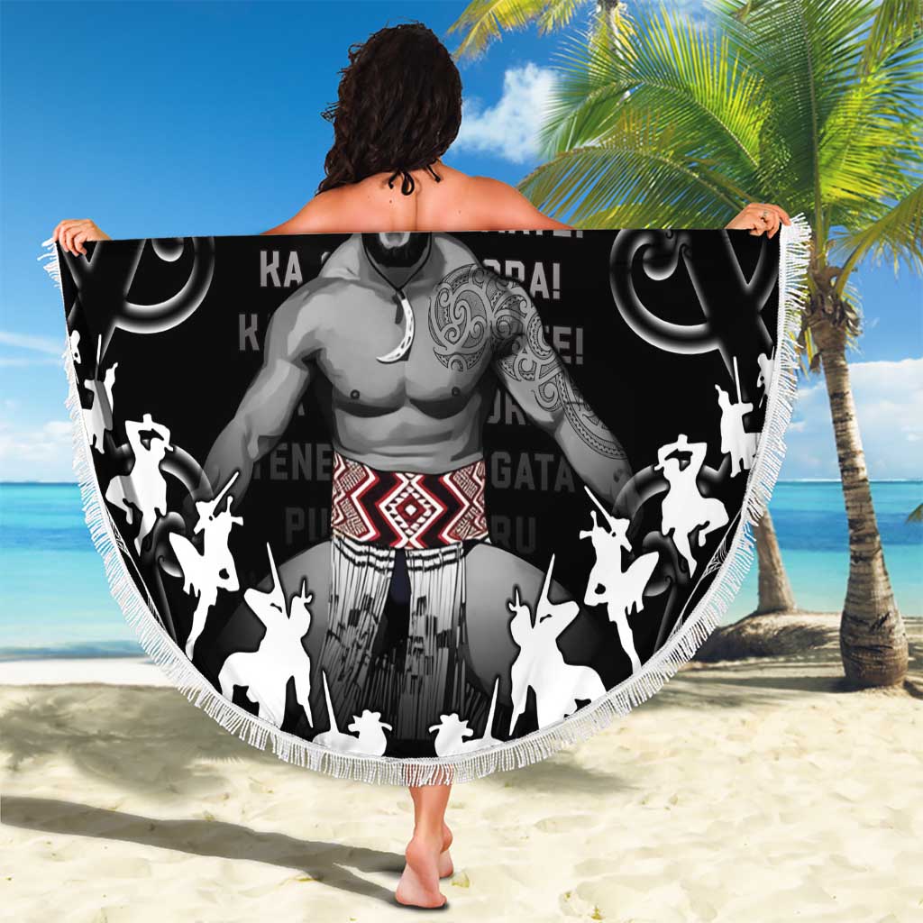 New Zealand Aotearoa Beach Blanket Traditional Kapa Haka LT05 - Polynesian Pride