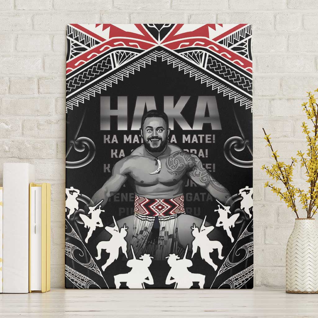 New Zealand Aotearoa Canvas Wall Art Traditional Kapa Haka