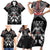 New Zealand Aotearoa Family Matching Short Sleeve Bodycon Dress and Hawaiian Shirt Traditional Kapa Haka