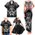 New Zealand Aotearoa Family Matching Tank Maxi Dress and Hawaiian Shirt Traditional Kapa Haka