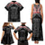 New Zealand Aotearoa Family Matching Tank Maxi Dress and Hawaiian Shirt Traditional Kapa Haka