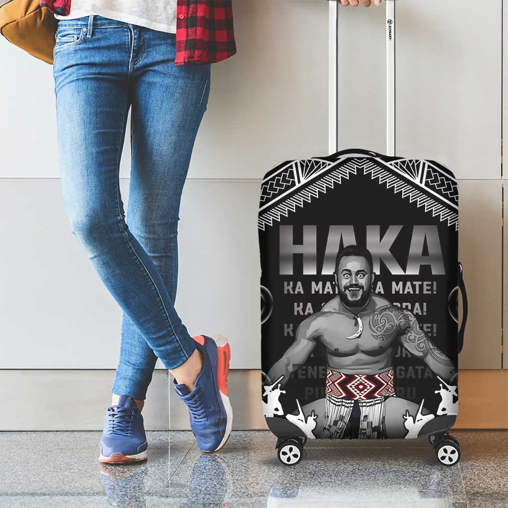 New Zealand Aotearoa Luggage Cover Traditional Kapa Haka LT05 - Polynesian Pride