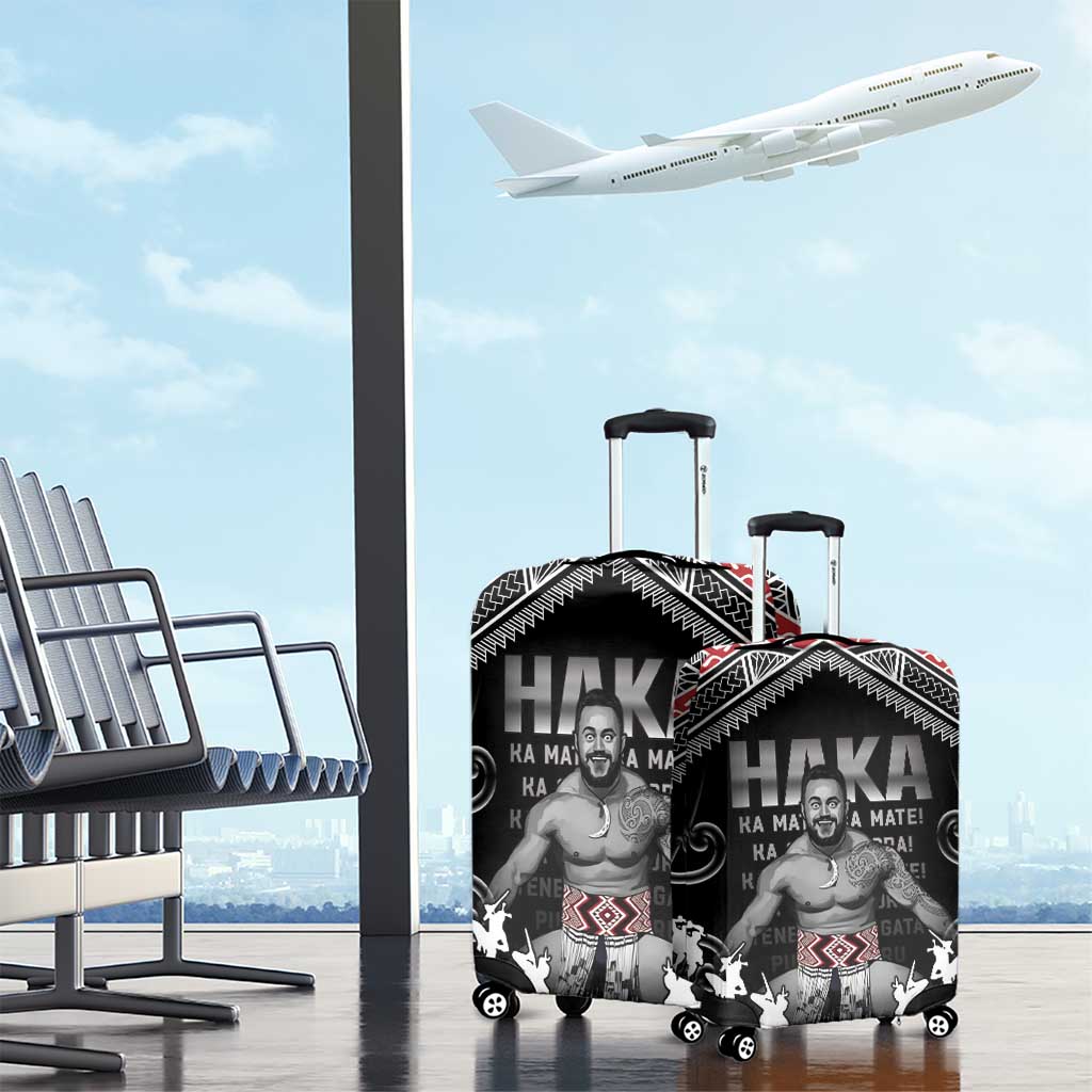 New Zealand Aotearoa Luggage Cover Traditional Kapa Haka LT05 - Polynesian Pride