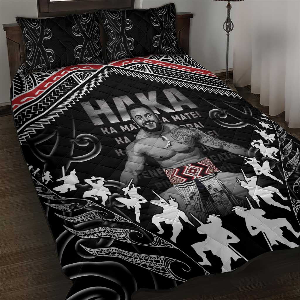 New Zealand Aotearoa Quilt Bed Set Traditional Kapa Haka