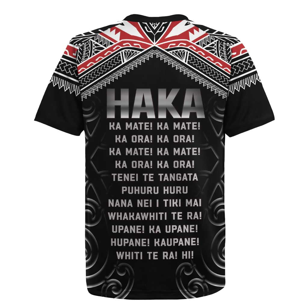 New Zealand Aotearoa Rugby Jersey Traditional Kapa Haka LT05 - Polynesian Pride