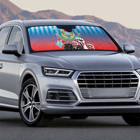 Free West Papua Auto Sun Shade One People One Soul Unique Style LT05 - Polynesian Pride