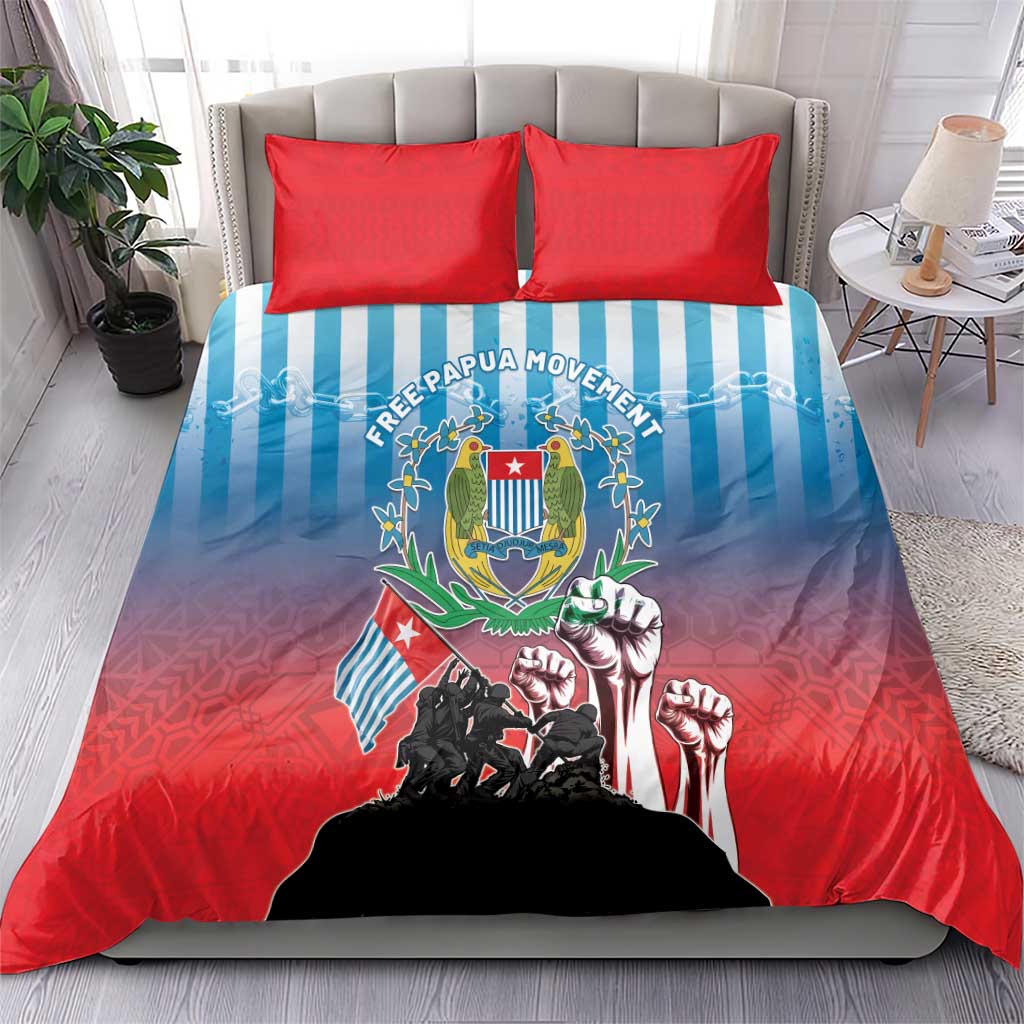 Free West Papua Bedding Set One People One Soul Unique Style LT05 - Polynesian Pride