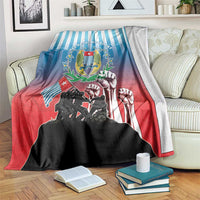 Free West Papua Blanket One People One Soul Unique Style LT05 Blue - Polynesian Pride
