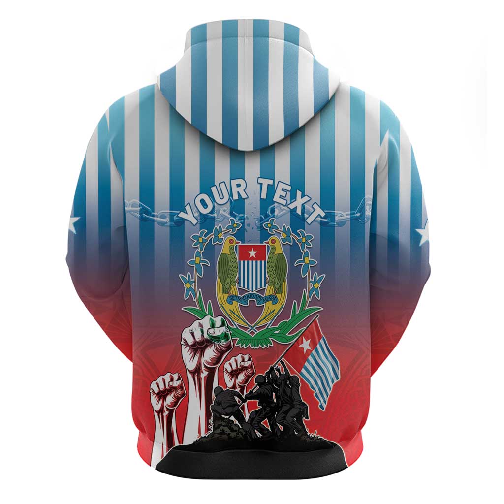 Personalised Free West Papua Hoodie One People One Soul Unique Style LT05 - Polynesian Pride