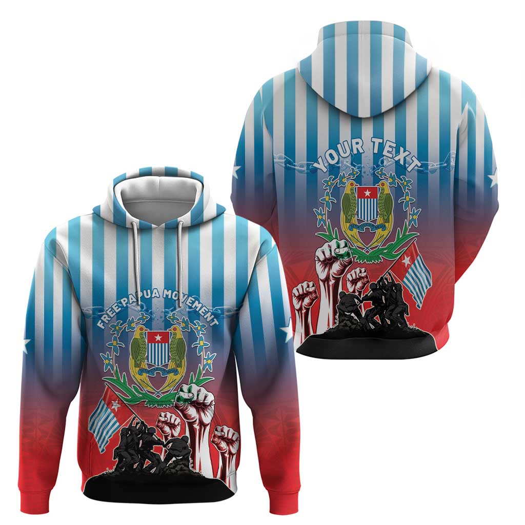 Personalised Free West Papua Hoodie One People One Soul Unique Style LT05 - Polynesian Pride