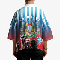 Personalised Free West Papua Kimono One People One Soul Unique Style LT05 - Polynesian Pride