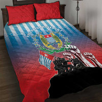 Free West Papua Quilt Bed Set One People One Soul Unique Style LT05 Blue - Polynesian Pride