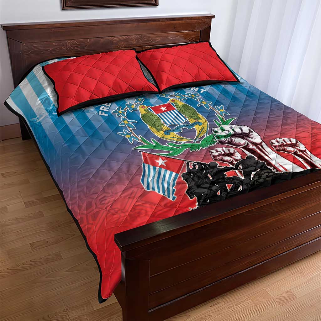 Free West Papua Quilt Bed Set One People One Soul Unique Style LT05 - Polynesian Pride