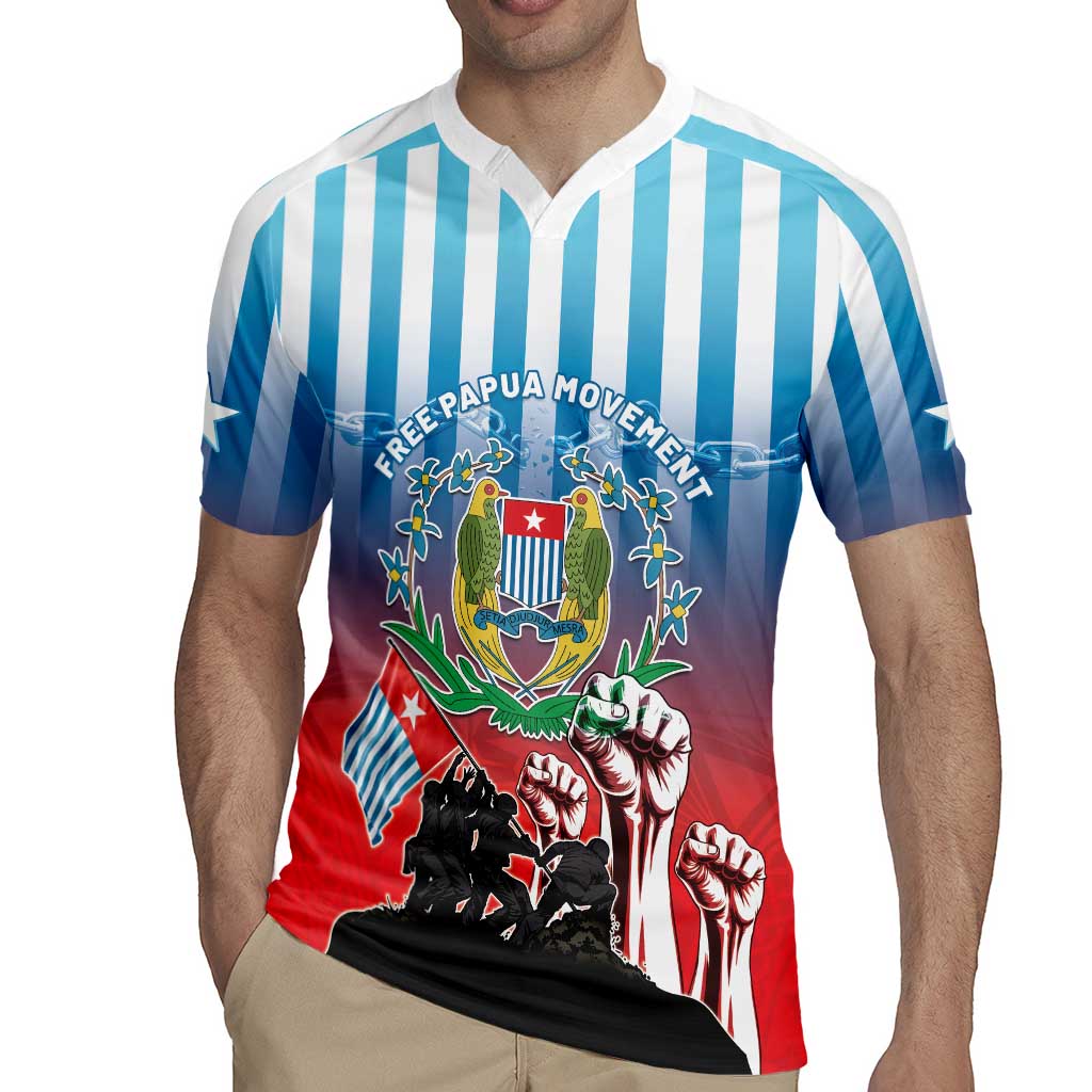 Personalised Free West Papua Rugby Jersey One People One Soul Unique Style LT05 - Polynesian Pride