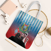 Free West Papua Tote Bag One People One Soul Unique Style LT05 White Strap One Size Blue - Polynesian Pride