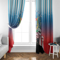 Free West Papua Window Curtain One People One Soul Unique Style LT05 - Polynesian Pride
