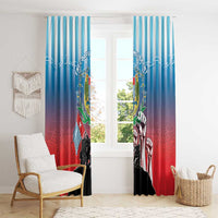 Free West Papua Window Curtain One People One Soul Unique Style LT05 - Polynesian Pride