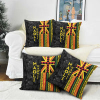 Hawaii Maoli Spirit Pillow Cover Kakau Pattern With Flower Lei LT05 - Polynesian Pride
