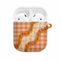 Orange Hawaii Palaka AirPods Case Hawaiian Ilima Lei LT05 Orange - Polynesian Pride