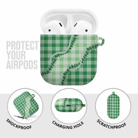Green Hawaii Palaka AirPods Case Hawaiian Pikake Lei LT05 - Polynesian Pride