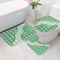 Green Hawaii Palaka Bathroom Set Hawaiian Pikake Lei LT05 - Polynesian Pride