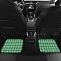 Green Hawaii Palaka Car Mats Hawaiian Pikake Lei LT05 Set 2pcs - Back Green - Polynesian Pride