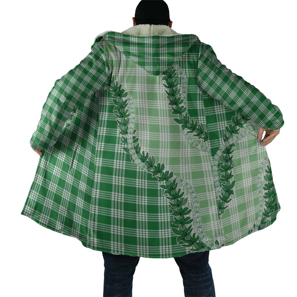 Green Hawaii Palaka Cloak Hawaiian Pikake Lei LT05 - Polynesian Pride