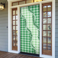 Green Hawaii Palaka Door Cover Hawaiian Pikake Lei LT05 - Polynesian Pride