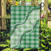 Green Hawaii Palaka Garden Flag Hawaiian Pikake Lei LT05 Garden Flag Green - Polynesian Pride