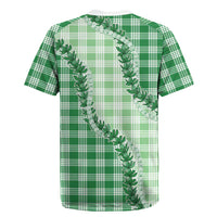 Green Hawaii Palaka Rugby Jersey Hawaiian Pikake Lei LT05 - Polynesian Pride