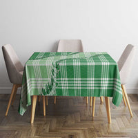 Green Hawaii Palaka Tablecloth Hawaiian Pikake Lei LT05 - Polynesian Pride